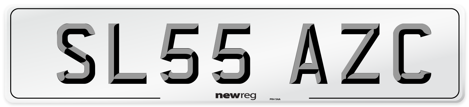 SL55 AZC Number Plate from New Reg